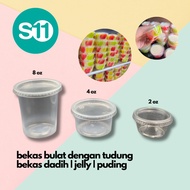 S11 x EC 2oz 4oz 8oz Disposable Round Container/Bekas Dadih/ Bekas Sos