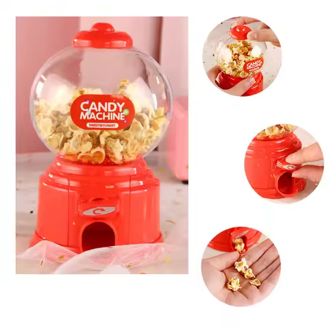 New 1PC Sweet Mini Candy Machine Kids Bubble Gift Children Bank Toys Dispenser E2S Gumball Coin Savi