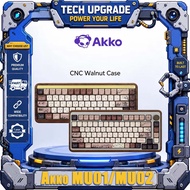 Akko MU01/MU02 Mountain Residence Autumn Night CNC Walnut Wooden Shell Gasket Classical Ink Wireless