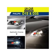 PHILIPS XENON STANDARD HID OEM GRADE REPLACEMENT BULBS D1S D3S 4300K WARM WHITE | SINGLE BULB
