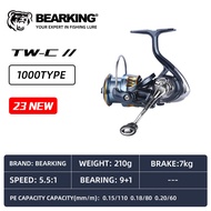 Bearking thương hiệu TW C loạt vòng bi thép không gỉ 5.5:1 ống cuộn dây câu Hệ thống kéo 12kg Công s