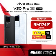 New Launch vivo V30 Pro 5G ZEISS Triple Camera | Aura Light 3.0 |12+12GB EXTENDED RAM 512GB ROM|7.44