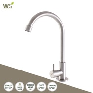 WS ก๊อกซิงค์ ก๊อกอ่างล้างจาน แบบติดผนัง รุ่น Wang WS-0335J