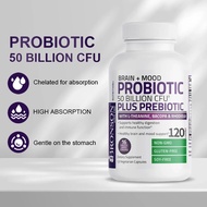 Bronson Probiotic + Prebiotic 50 Billion CFU - 120 Vegetarian Capsules