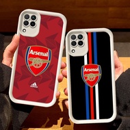 White Casing for Samsung A04E A22 A06 A07 A04 A05 F04 J2 M04 J7 Prime A12 Pro 5G S130 A-Arsenal-FC