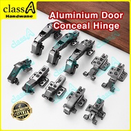 ClassAHW 180 Degree Soft Close Aluminium Door Hinge 35mm Diameter Cupboard for Kitchen Cabinet Cupboard Engsel Perabot