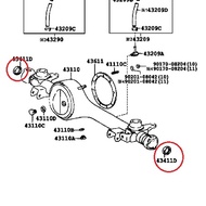 TOYOTA LAND CRUISER FRONT DRIVE SHAFT OIL SEAL