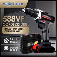 Ready 1500MAh Cordless Drill Lithium Battery 588VF Impact Electric Drill Variable Speed Impact Elect