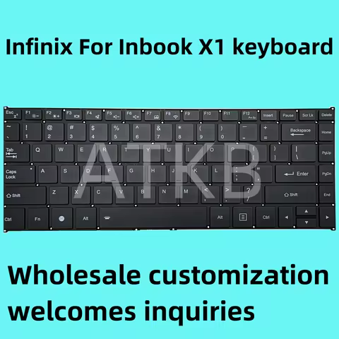 English US Laptop Keyboard For Infinix For Inbook X1 XL11 / X1 Pro XL12 / X1 Slim XL21 / X1 Neo XL22