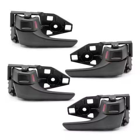 1 Set Car Inner Door Handle Black Black 69205-0K100-C1, 69206-0K090-C1 For Toyota Hilux Tacoma Revo 