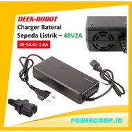 Deek-Robot 48V Scooter Charger Adapter Electric Bike Battery Charger 48V2A 48-54.6V 2.0A Input 220V 