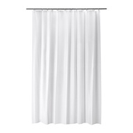 BJARSEN White Bathroom Shower Curtain 180x200 White Shower Curtain