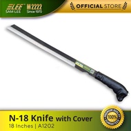 [SAMLEE M2222 HQ] N-18 Knife With Cover [18" Pisau N-18 Nipis] T-REX Handle_BERSARUNG