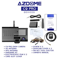 AZDOME C9PRO 1080P Full HD Dual Channel Front & Cabin DashCam Night Vision Car Camera Driving Record
