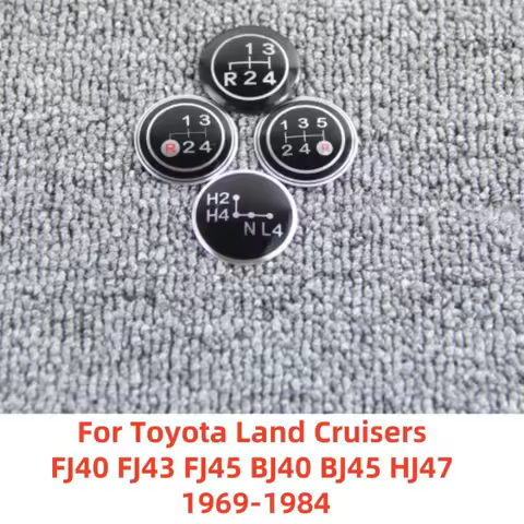 For Toyota Land Cruisers FJ40 FJ43 FJ45 BJ40 BJ45 HJ47 1969-1984 Manual Gear Shift Knob Speed Number