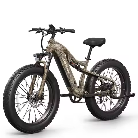 1350W Electric Bike Full Suspension Electric Bicycle Torque Sensor Moutain Bike