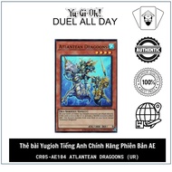 Genuine English Yugioh Card AE Version: CR05-AE104 Atlantean Dragoons (UR)