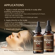 2Pieces Refill 100% Pure Batana Oil Organic Batana Oil Rosemary Hair Strengthening Care