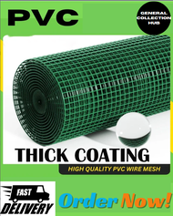 PVC Coated WELDED WIRE MESH | Mesh Screen Chicken Wire Pet cage | Plant Pole Animal Cages and suppor
