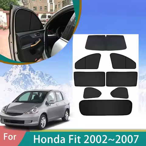 For Honda Fit Jazz GD1 GD2 GD3 GD4 GD5 GE 2002~2007 2006 2005 Window Curtains Sunshade Shading Priva