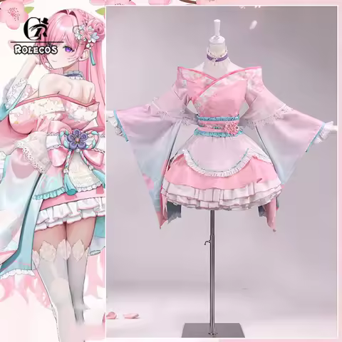 ROLECOS NIKKE Goddess of Victory Dorothy Cosplay Costume Dorothy Spring Exploration Journey Kimono W