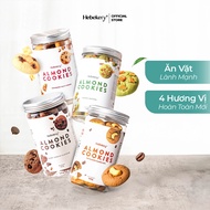 [Combo 4 Hũ] Cookies Hạnh Nhân Nguyên Cám 4 Vị Choco Matcha Cranberry Cafe - Cookie Ăn Vặt Chuẩn Hea