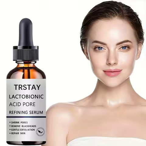 Pore Shrinking Serum Skin Elasticity Delicate Repair Essence Clean Blackheads Acne Moisturizing Smoo