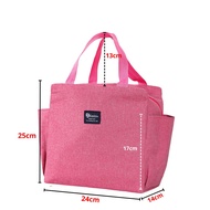 Tas Bekal Makanan Jumbo Anti Air Makanan Bento Elegan Aluminium Foil Lunch Box Cooler Bag Tahan Pana