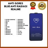 Tempered Glass Anti Blue - Anti Radiation REALME C55 NFC-Q3 PRO CARNIVAL-Q3I 5G-Q3S-Q3T-Q5-Q5 PRO-Q5