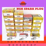 (1Pcs*) NGK SPARK PLUG - (B8ES/BM6A/BP7HS/BP8ES/BR9ES/C6HSA/C7HSA/CR8E/CR9E/CPR8EA-9/D7EA/DPR8EA/MR9