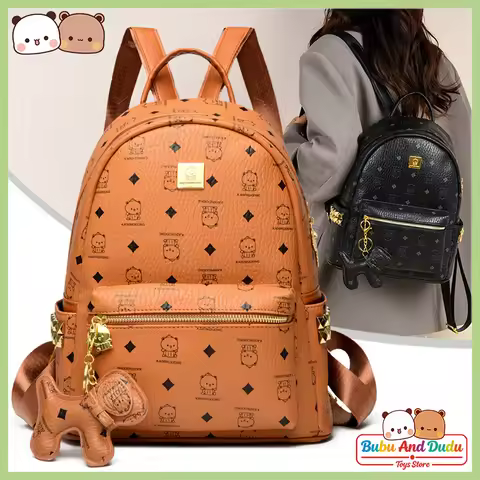 Official Original 2026 Bubu And Dudu Backpack - Panda Bubu And Yier Fashionable Shoulder Bag Commute