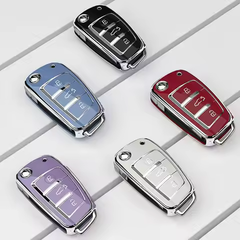 Tpu Car Key Case for Audi Q3 A3 Q5 A4 B9 A5 A6 C6 A1 8P C5 8L 8S 8W 8V B6 B7 B8 RS3 Q7 TT TTS TFSI R