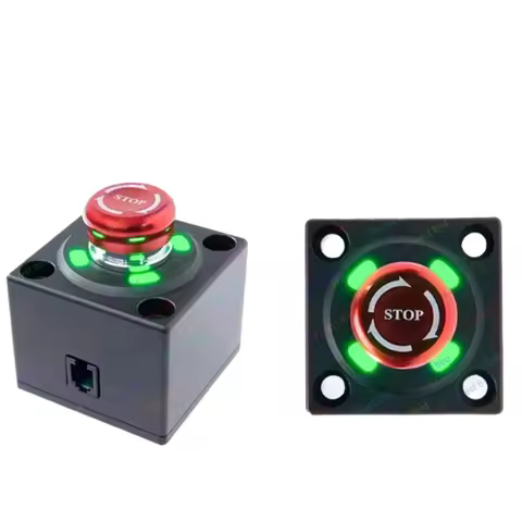 SIMAGIC Emergency Stop Switch Crystal Head Racing Simulator Direct Drive Base Quickly Loses Power