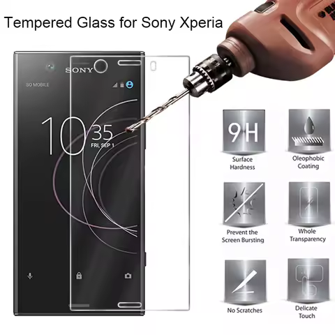 Screen Transparent Glass for Sony Xperia XZ XZS XZ2 Premium Tempered Glass for Sony XZ3 XZ2 XZ1 Comp