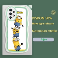 Samsung A7 2018 A33 A35 5G A51 A52 A53S A54 A55 5G A56 A52S A53 A58 A72 A73 A78 5G A750 Cute Minions