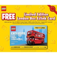 Lego Ezlink Card London Bus Ez-Link Card 10258