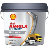 Original Shell Rimula Engine Oil LD5 Synthetic 15W40 Diesel Engine 7.5Liter Light Truck 4WD Minyak H