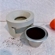 Dosing Ring Funnel tool to fill reusable Nespresso OL capsules Coffee - H3D