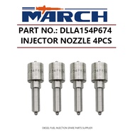 4pcs Diesel Fuel Injector Nozzle Tip DLLA154P674 for Mitsubishi Canter FE FG 4D34 093400-6740