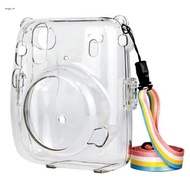 Big For Instax Mini 11 Camera Bag Portable Transparent Camera Bag Case With Strap PH