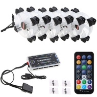 Coolmoon Computer Chassis PC Fan Adjust RGB Cooling Fan Silent Control Computer Cooler Cooling RGB f