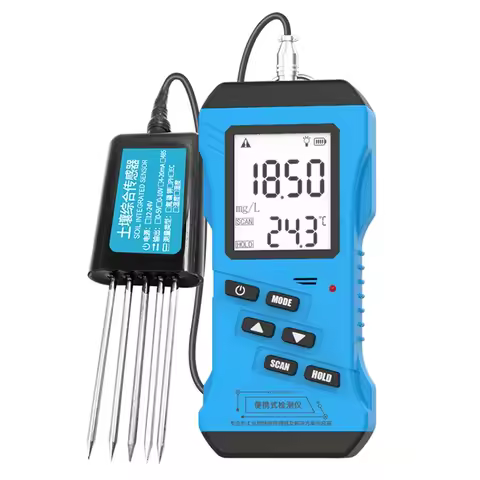 7 in 1 Rapid Soil tester Meter Nitrogen Phosphorus Potassium N P K pH Humidity Moisture Nutrient Con