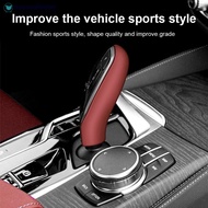 NANASALONNN Car Gear Shift Knob Cover Trim Styling Accessories Carbon Fiber Black For BMW 7 Series 6