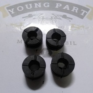 Rubber Body Grommet Large Hole M10 Thickness 12mm/ 1.2Cm Width 22mm Universal Ori(4Pcs)