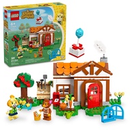 LEGO Animal Crossing Isabelle’s House Visit, Buildable Creative Toy for Kids, Includes Fauna and mor