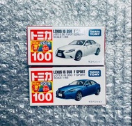 Tomica Tomy Tomytec Limited Vintage 多美卡 #100 Lexus F Sport 凌志 (初回 特別仕樣) 一對