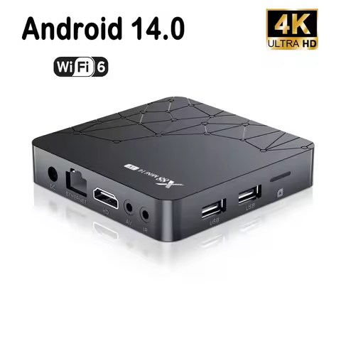 Android 14 TV Box X88 Mini 14 Smart TV Box Support 4K Video Voice Assistant TV Box Wifi 6 Media play