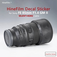 Hinefilm Skin for Sony FE 85mm F1.4 GM II Lens Decal Skin 85F14GM2 Lens Stickers SEL85F14GM2 Wrap Sk