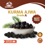 Kurma Ajwa Grade A Premium Dari Almadinah Makanan & Food Snack Halal Bottle 1kg / 500g / 300g / 120g