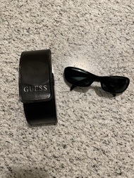 Termurah! - Kacamata Hitam Wanita Guess Cover Kulit - 100% Original